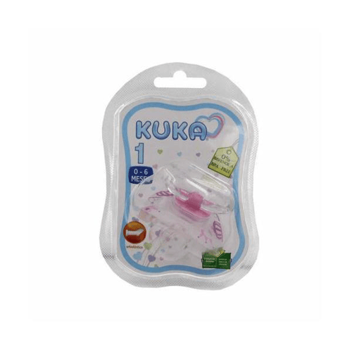 Bico Mamadeira Kuka Ortodôntico Anticólica Silicone N 1 Líquidos Consistentes - Kuka Ort.Anti Col.L.P.Cons.01 5063