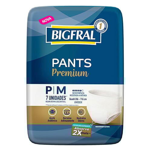 Bigfral Roupa Int Pq/Md 8X7un Rl