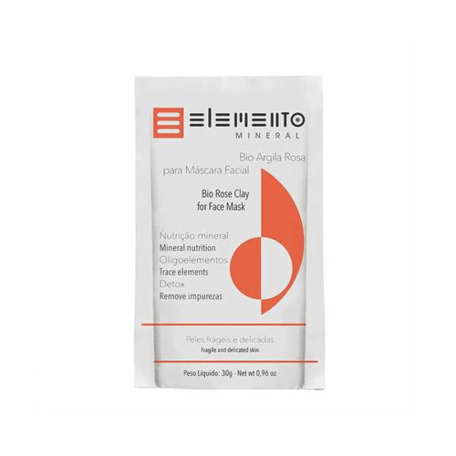 Bio Argila Elemento Natural Rosa 30G Mineral