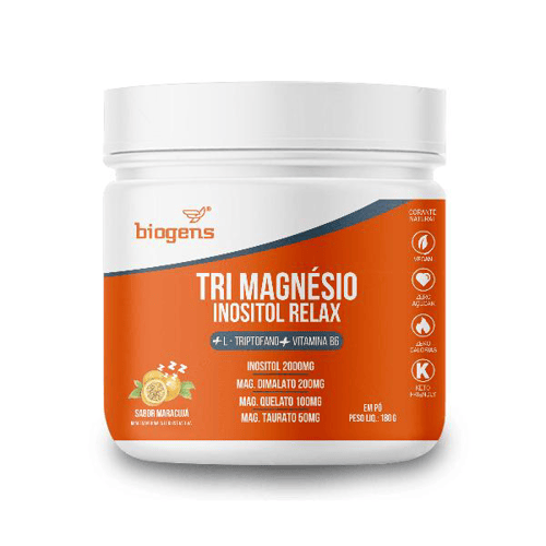 Imagem do produto Biogens Tri Magnésio Inositol Relax 180G