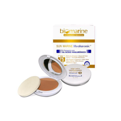 Imagem do produto Pó Compacto Biomarine Ácido Hialurônico Hyaluronic Fps 75 Bronze