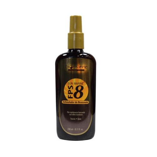 Imagem do produto Biomarine Sunmarine Fps 8 Estimulador De Bronze Spray 240Ml