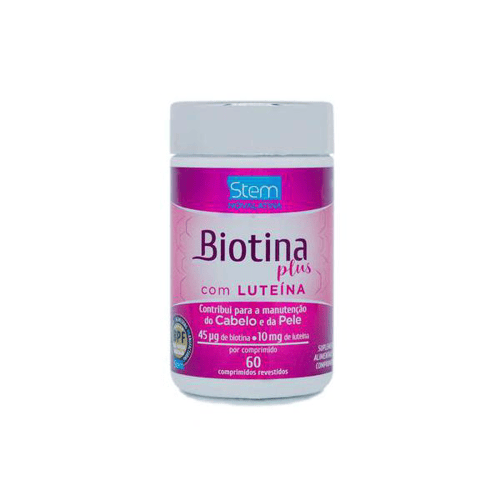 Imagem do produto Biotina Plus Com Luteína Com 60 Comprimidos Stem 60 Comprimidos Revestidos