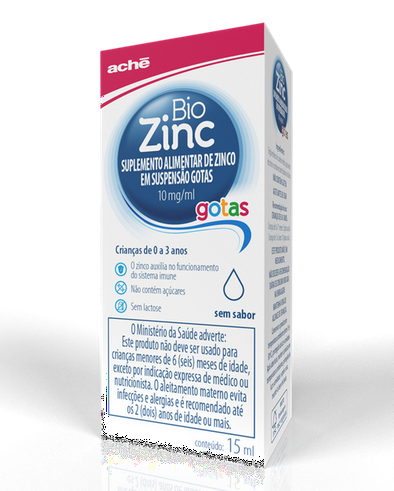 Imagem do produto Biozinc Gotas 15Ml Gt 10Mg/Ml