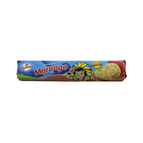 Imagem do produto Biscoito Aymoré Recheado Sabor Morango
