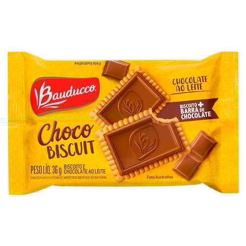 Biscoito Bauducco Choco Biscuit 36G