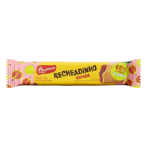 Biscoito Bauducco Recheadinho Goiaba Com 112G