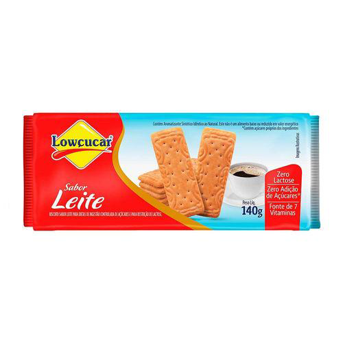 Biscoito De Leite Zero Adição De Açúcar Lowçucar 140G