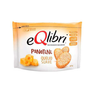 Biscoito Eqlibri Panetini Sabor Queijo Suave Com 40G