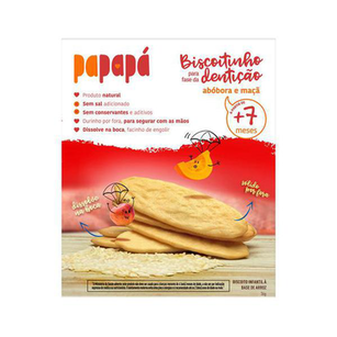 Biscoito Infantil Papapá Maçã E Abóbora 36G