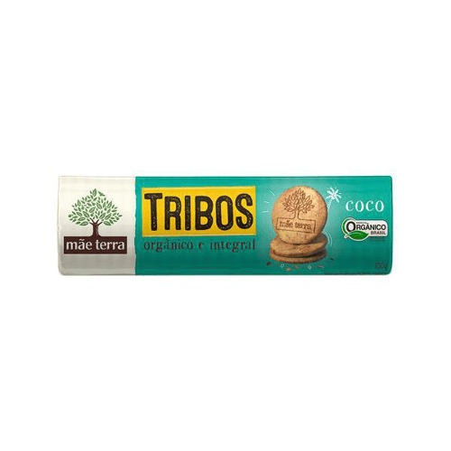 Biscoito Integral E Orgnico Tribos Mãe Terra Coco 130G