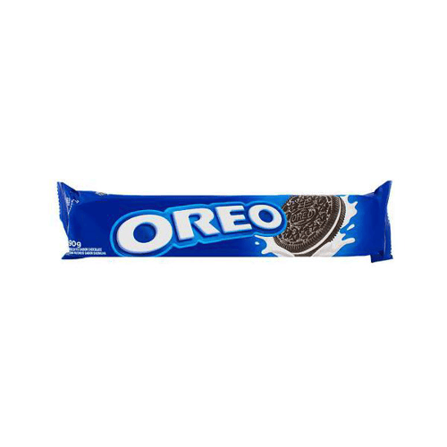 Biscoito Oreo Chocolate Recheado Sabor Baunilha Com 90G