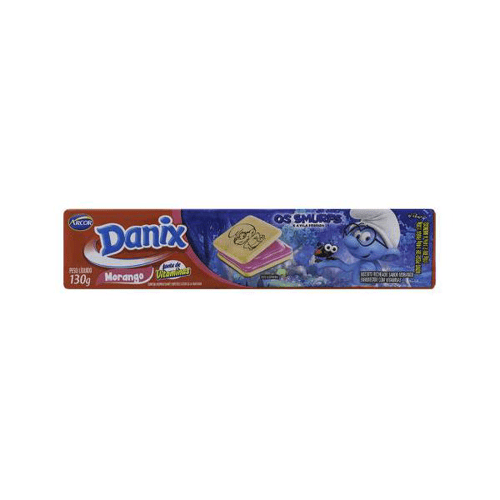 Imagem do produto Biscoito Recheado Danix Sabor Morango Com 130G