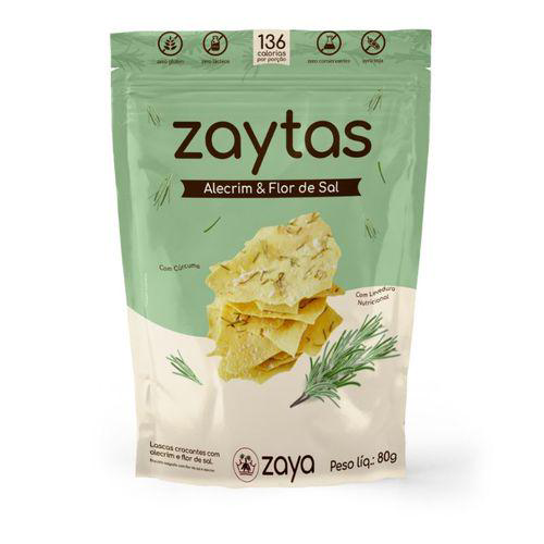 Imagem do produto Biscoito Zaytas Alecrim E Flor De Sal Sem Glúten Zaya 80G