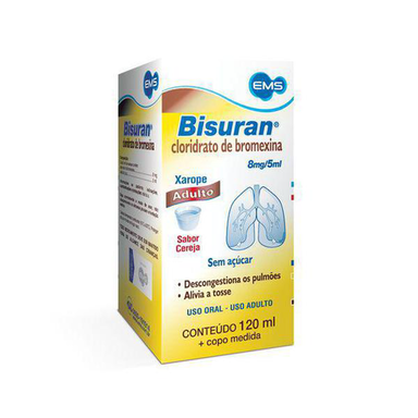 Bisuran - 8Mg Xarope Adulto 120 Ml