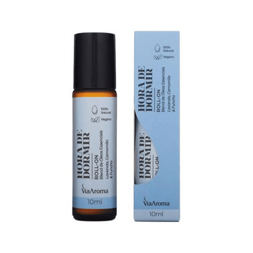 Blend Óleos Essenciais Dormir 10Ml Roll On Via Aroma