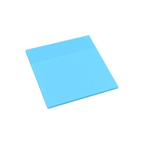 Imagem do produto Bloco Adesivo Pet Azul Pastel Transparente 75X75mm 50Fls Ei151