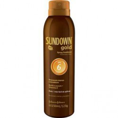 Bloqueador - Solar Sundown Gold Fps 6 Spray - 150 Ml