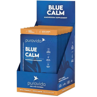 Blue Calm Triptofano + Magnésio + Mioinositol Caixa 20 Saches Pura Vida