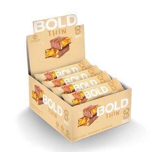 Imagem do produto Bold Thin Caramelo & Amendoim Caixa 12 Unid. Bold Snacks