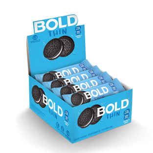 Imagem do produto Bold Thin Cookies & Cream Caixa 12 Unid. Bold Snacks