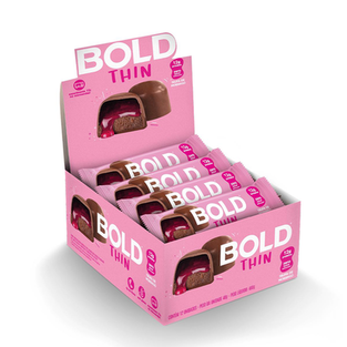 Imagem do produto Bold Thin Trufa De Morango Caixa 12 Unid. Bold Snacks