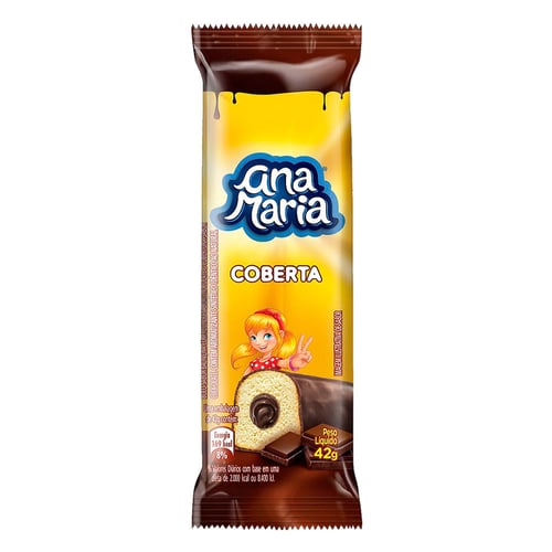 Imagem do produto Bolinho Ana Maria Cobertura De Chocolate Com 45G