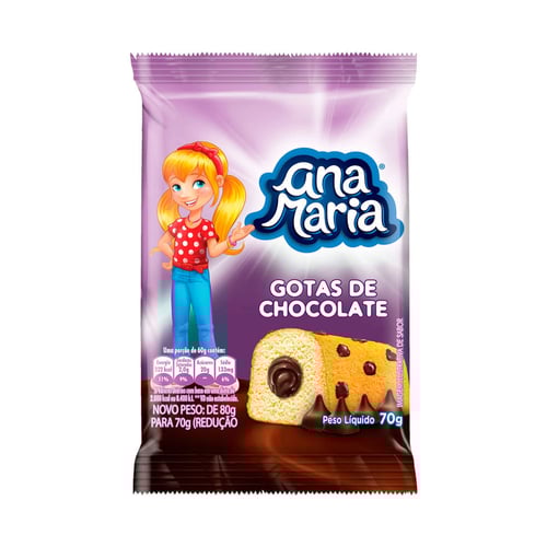 Imagem do produto Bolinho Ana Maria Gotas De Chocolate