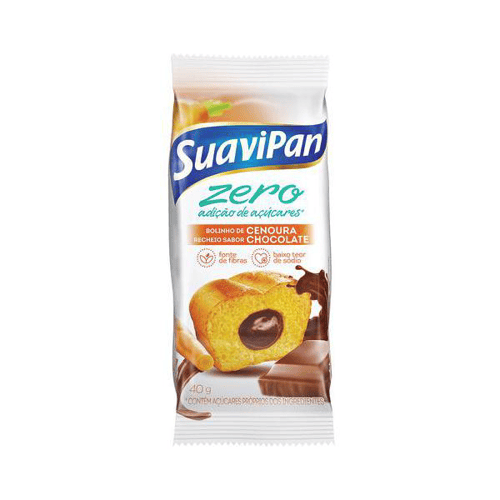 Imagem do produto Bolinho Light Suavipan 40G Cenoura Chocolate