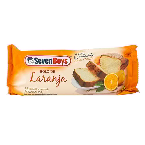Bolo Seven Boys Laranja