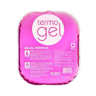 Imagem do produto Bolsa Térmica Termogel Crystal Quadrada Rosa 1 Unidade