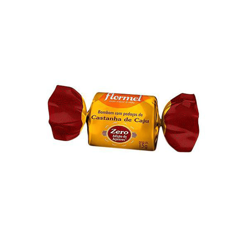 Imagem do produto Bombom Flormel Recheado Com Castanha De Caju Zero Açúcar 15G