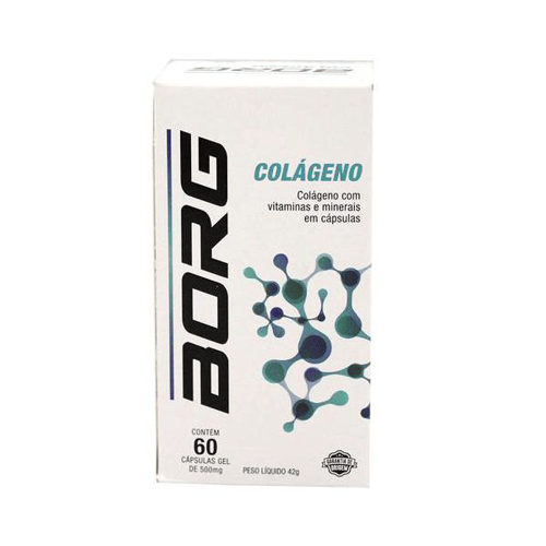 Borg Colágeno 500Mg Com 60 Cápsulas