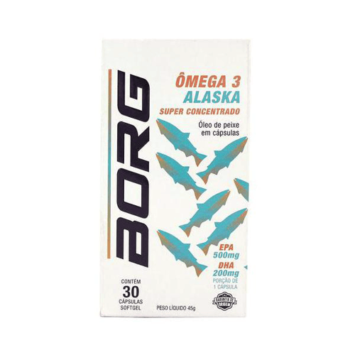 Imagem do produto BORG OMEGA 3 ALASKA SUPER CONCENTRADO COM 30 CÁPSULAS