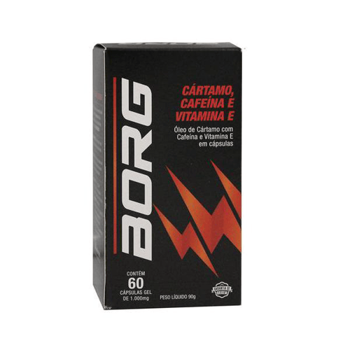 Imagem do produto Borgh Cártamo Cafeína Vitaminae Com 60 Cápsulas