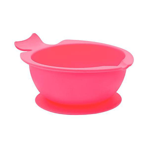 Bowl Em Silicone Com Ventosa Rosa 6M+ Buba Buba12637 Bowl De Silicone Com Ventosa Rosa