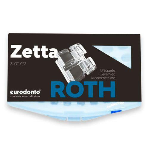 Imagem do produto Bráquete Safira Zetta Monocristalino Roth Eurodonto