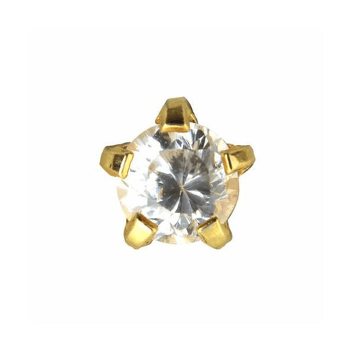 Imagem do produto Brinco Studex Zirconia Med Pedra Br Ou