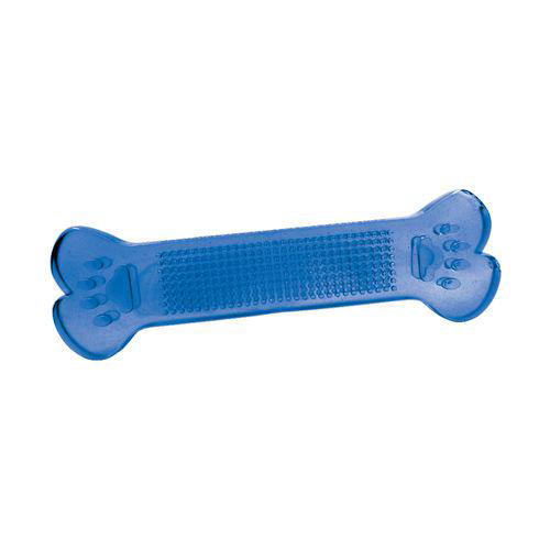 Brinquedo Osso Topbone Pvc Flex Furacão Pet N°3 G Azul