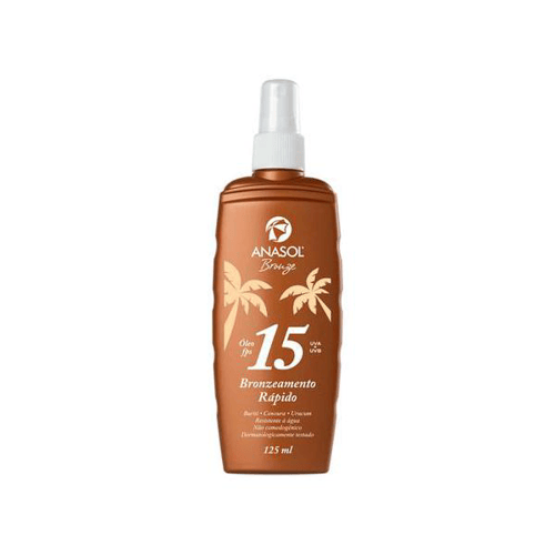 Bronzeador Anasol Fps15 125Ml Oleo Spray