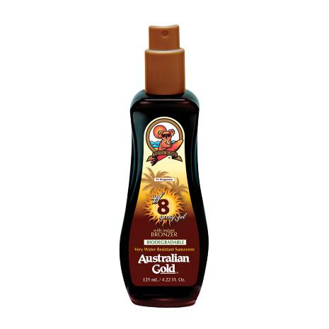 Imagem do produto Bronzeador Australian Gold Instant Bronzer Fps 8 Spray Gel 125Ml