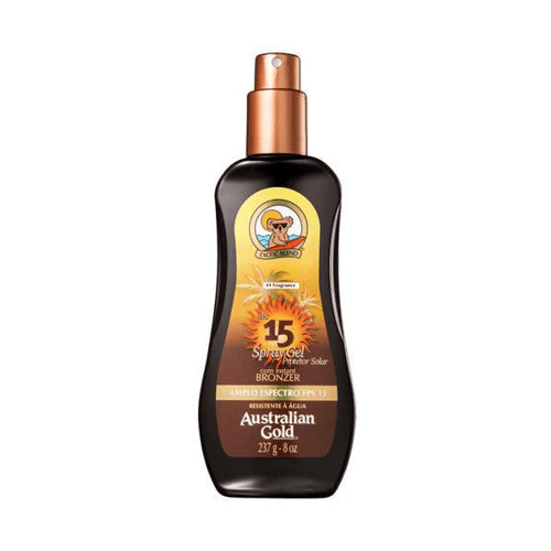 Bronzeador Australian Gold Instant Bronzer Fps15 Gel Spray 237Ml