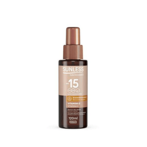 Imagem do produto Bronzeador Sunless Loção Creme Fps 15 120Ml