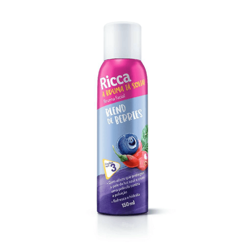 Bruma Hidratante Facial Ricca A Tá Solta Com 150Ml