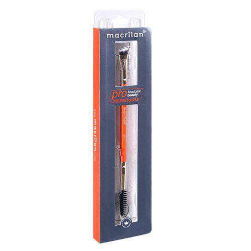 Imagem do produto Bt14 Pincel Profissional Duplo Chanfrado E Escova Linha Beauty Tools Macrilan