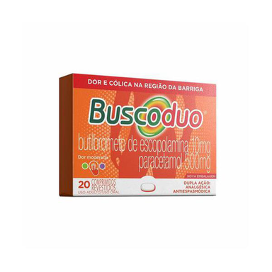 Buscoduo 500 Mg 20 Comprimidos Revestidos