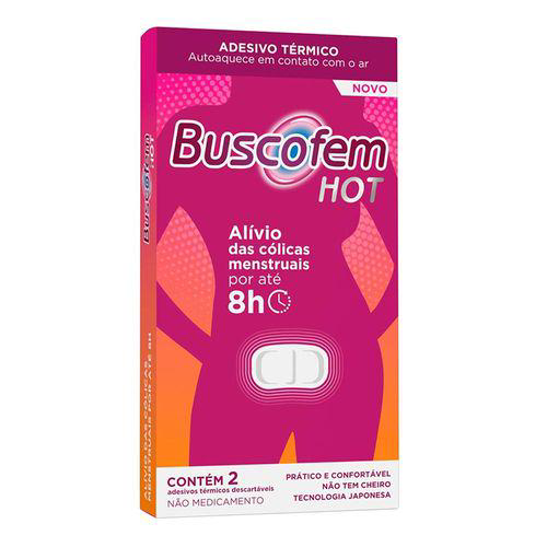 Buscofem Hot Adesivo Térmico - Com 2 Sachês