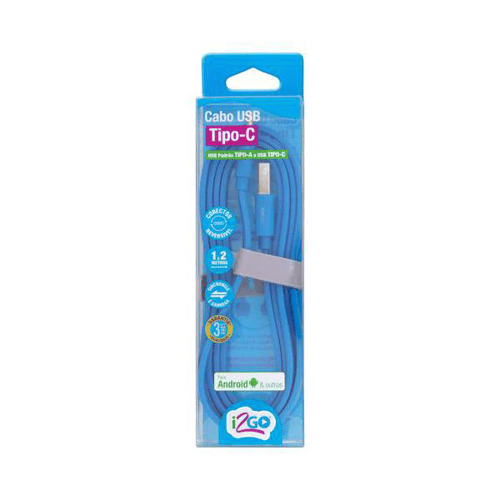 Imagem do produto Cabo I2go Usb Tipo C 1,2Mt