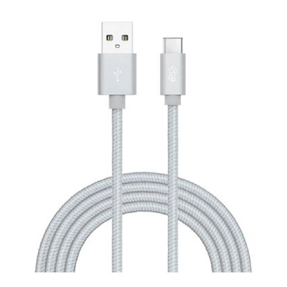 Cabo Lightning I2go Nylon Trancado Mfi Branco 1M