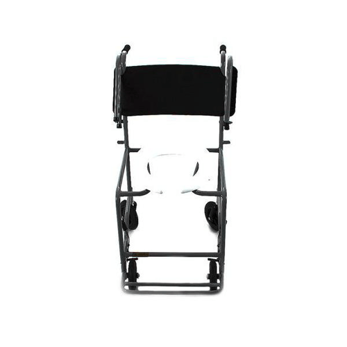 Cadeira De Rodas Cds Banho 201 E Sanitário Escamoteável Adulto, Com Assento Anatômico Removíveis, Fixa, Freios Bilaterais, Pneus Maciços, Apoio Para Braços Escamoteáveis